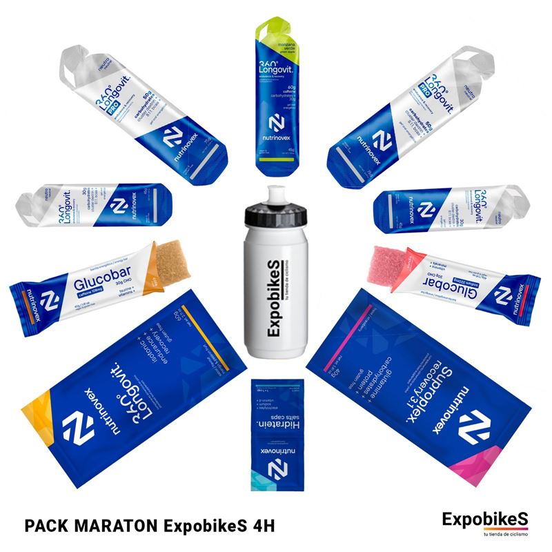 PACK NUTRINOVEX MARATÓN EXPOBIKES 4H