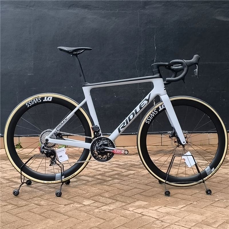 RIDLEY FALCN RS FORCE AXS 2X12 BLACK BATTLESHIP GREY