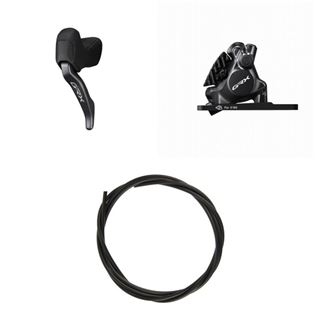 KIT FRENO SHIMANO GRX BRRX820KTBLRX825 IZQU DISC 160MM NEGRO