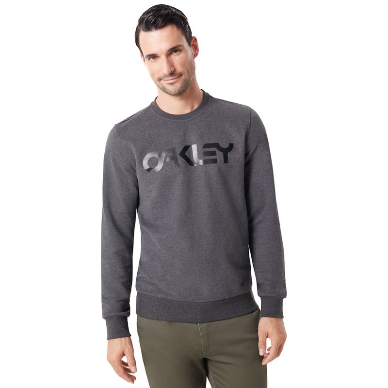 SUDADERA OAKLEY B1B CREW GRIS OSCURO