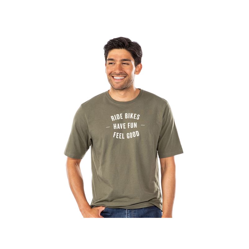 CAMISETA TREK RIDE VERDE OLIVA