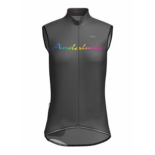 CORTAVIENTOS MUJER HIRU CORE ANDALUCÍA NEGRO