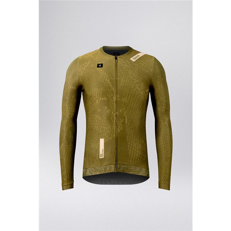 MAILLOT GOBIK MANGA LARGA VANQUISH UNISEX DATA VERDE