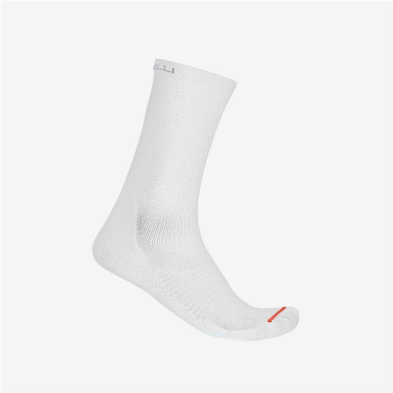 CALCETINES CASTELLI A/C 18 BLANCO