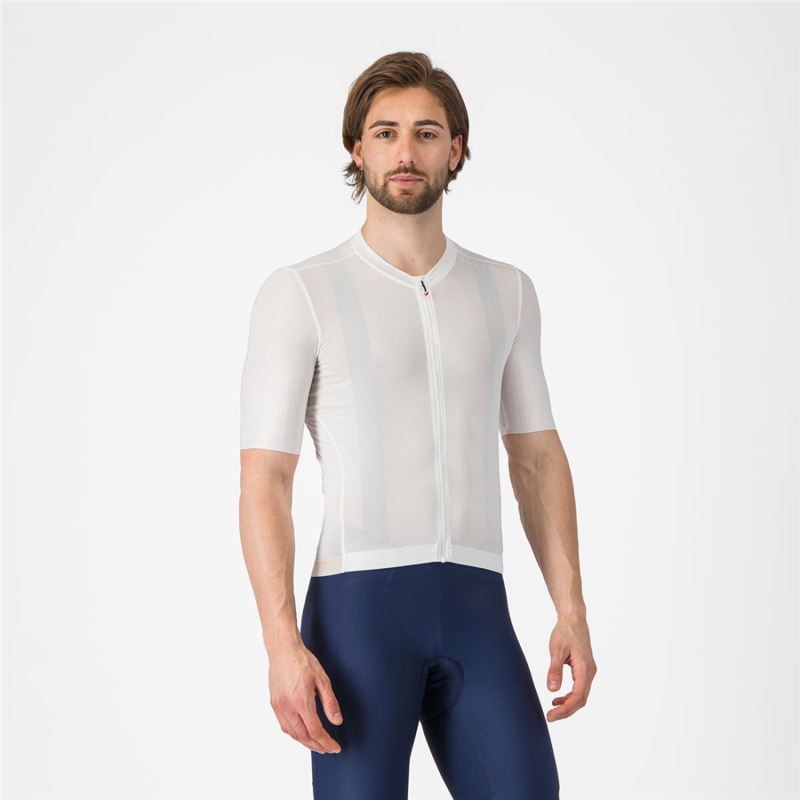 MAILLOT CASTELLI ESPRESSO 2 BLANCO MARFIL