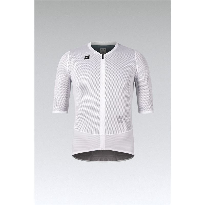 MAILLOT GOBIK MANGA CORTA CARRERA 3.0 UNISEX WHITE