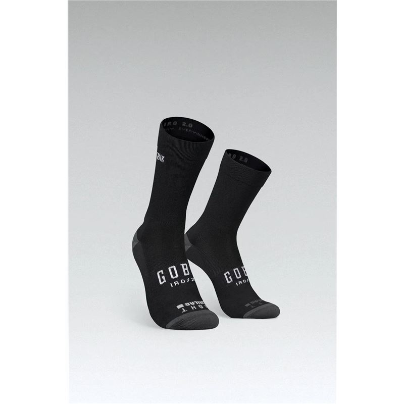 CALCETINES GOBIK IRO 2.0 UNISEX BLACK LOGO