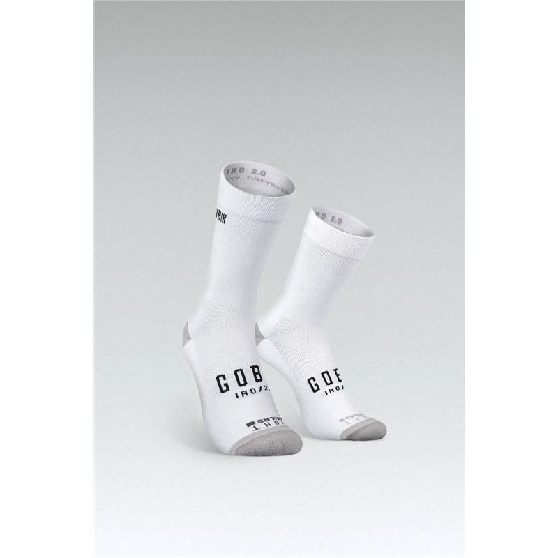 CALCETINES GOBIK IRO 2.0 UNISEX WHITE LOGO