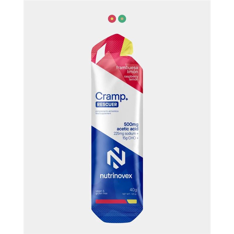 GEL NUTRINOVEX CRAMP RESCUER 40G FRAMBRUESA-LIMON