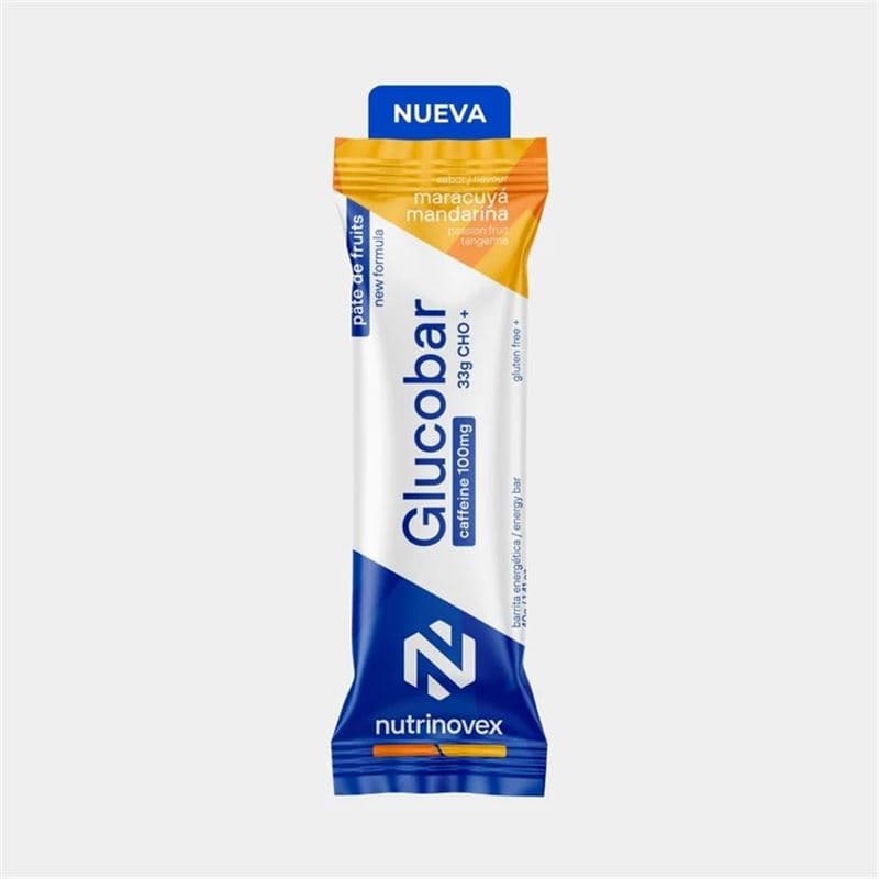 NUTRINOVEX BARRITA GLUCOBAR MARACUYA MANDARINA CAFEINA