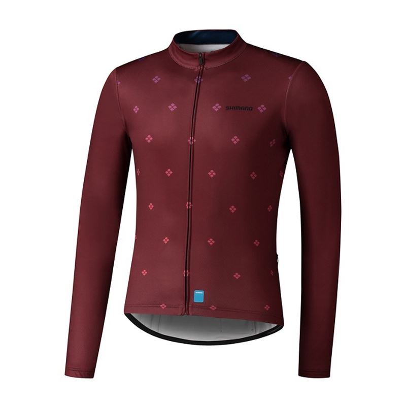 MAILLOT LARGO HOMBRE SHIMANO VERTEX SPICE RED