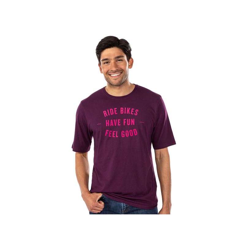 CAMISETA TREK RIDE BIKE PÚRPURA
