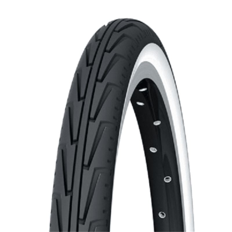 CUBIERTA MICHELIN DIABOLO CITY BLANCO/NEGRO