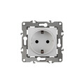 Розетка ЭРА 2P+E Schuko, 12-2001-01, 16A-250В, IP20, серия ЭРА12, без м.лапок, белый, Б0014681
