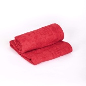 Полотенце махровое с греческой каймой  40х70 Красный греч, Туркмения  - Proffitex