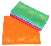 Полотенце кухонное гладкокрашеное Бабочки 30х60  - Proffitex