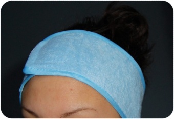 Повязки махровые косметологические, размер 64х8 см  - Proffitex