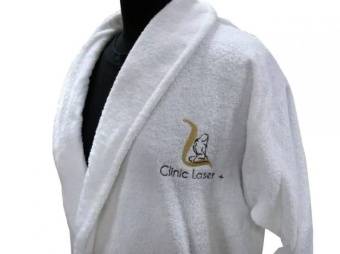 Гостиничные махровые халаты с вышивкой  - Proffitex