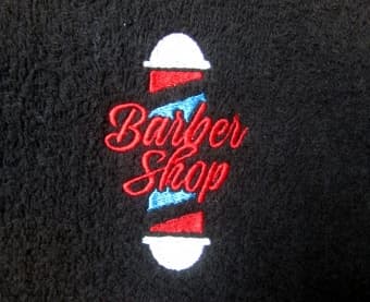 Черное махровое полотенце для рук 35х70  - Proffitex