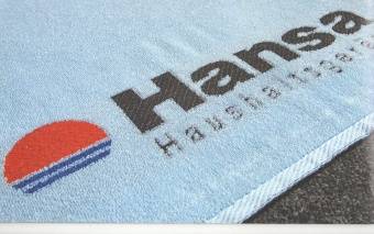 Полотенца с Логотипом в Бордюре полиэфирной нитью Банные 70*140  - Proffitex