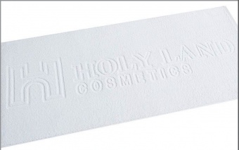 Полотенца с Логотипом рельефом в структуре махры для рук 30х50  - Proffitex