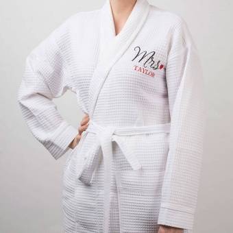 Гостиничные махровые халаты с вышивкой  - Proffitex