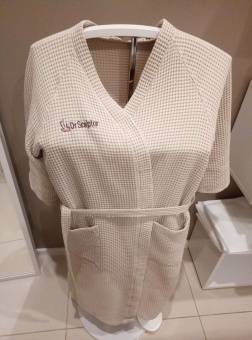 Гостиничные махровые халаты с вышивкой  - Proffitex