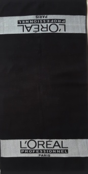 Черное махровое полотенце для рук 35х70  - Proffitex