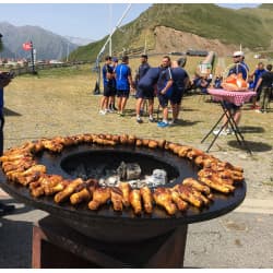 Grillade et barbecue après les épreuves sportives