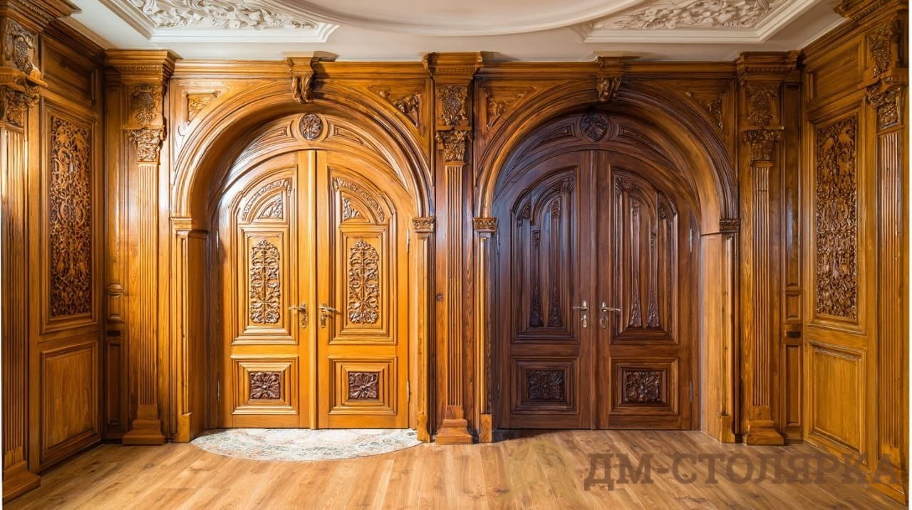 Как дерево преображает дом: арки, наличники и дверные порталы от мастера