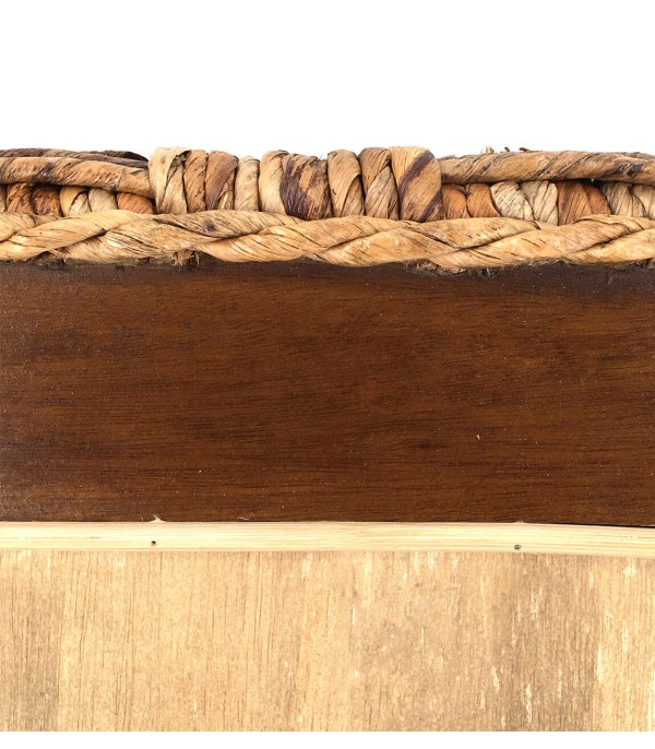 ESPEJO RATTAN CUERDA
