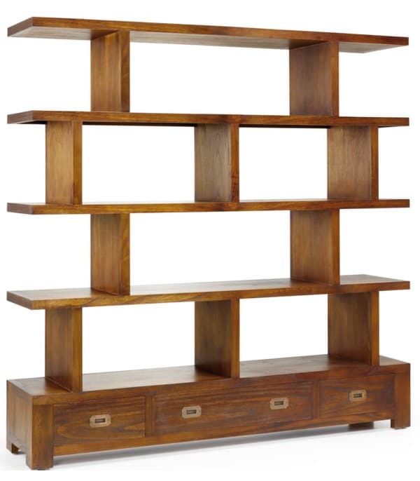 LIBRERÍA STAR SEPARADOR IRREGULAR 3 CAJONES