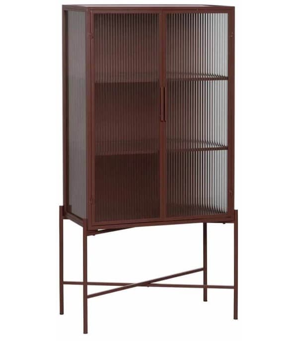 VITRINA TEJA METAL CRISTAL