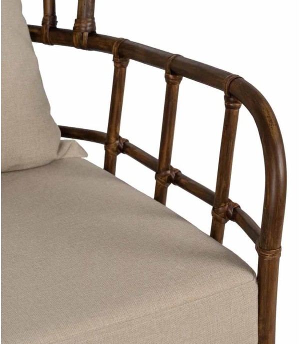 SILLÓN MARRÓN RATÁN