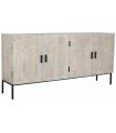BUFFET MANGO METAL TALLADO BLANCO