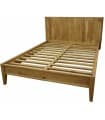 CAMA ACACIA 184X200X110 180X200 ALTURA SOMIER 40.5