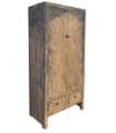 ARMARIO OLMO MACIZO 100X50X200 CM 2 PUERTAS 2 CAJONES