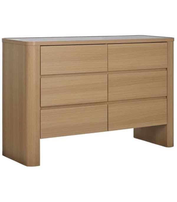 CÓMODA MARMOL MDF TRAVERTINO