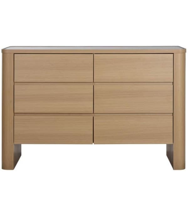 CÓMODA MARMOL MDF TRAVERTINO
