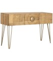 CONSOLA MANGO METAL MANDALA NATURAL
