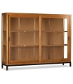 VITRINA MADHU 2 PUERTAS CORREDERAS 2 ESTANTES