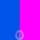 Azul - Rosa 