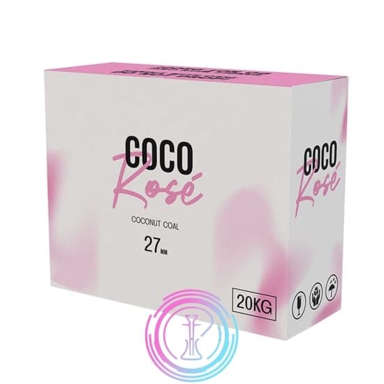 Pack 20Kg Carbon Natural CocoRose 27MM