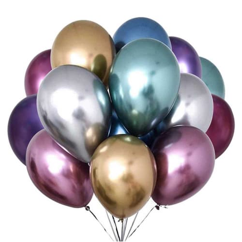 Купить шарики гелиевые хром в Москве.Мимо Дутти