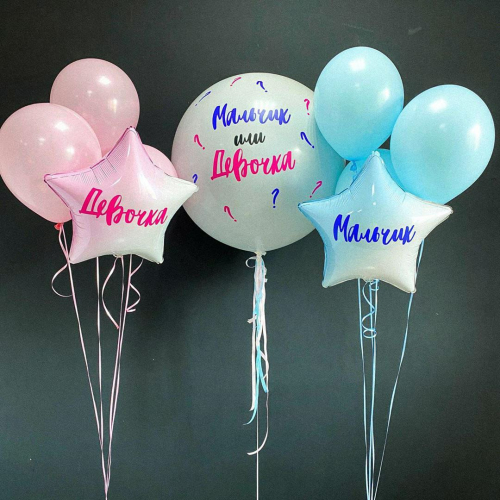 Шар мальчик или девочка заказать Москва