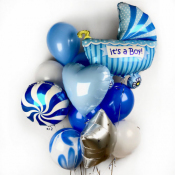 Шары на выписку мальчика