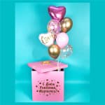 КОРОБКА 80Х60Х80 РОЗОВАЯ №1