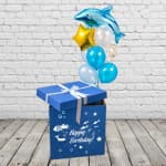 КОРОБКА 80Х60Х80 СИНЯЯ №1