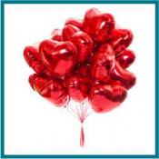 Сердца однотонные