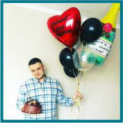 Шарики мужчине